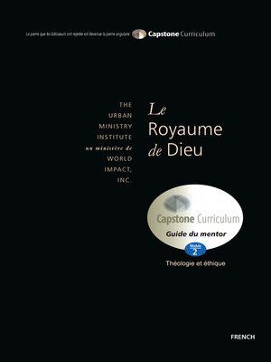 cover image of Le Royaume de Dieu, Guide du Mentor